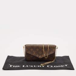 Pre Owned Louis Vuitton Monogram Canvas Felicie Pochette Bag