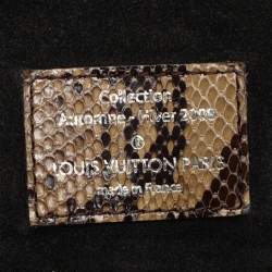 Louis Vuitton Black Monogram Embossed Suede Limited Edition Whisper PM Bag