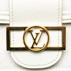 Louis Vuitton White Epi Mini Dauphine