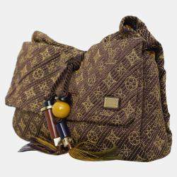 Louis Vuitton Coconut Monogram Metisse African Queen Clutch 