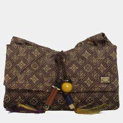 Louis Vuitton Coconut Monogram Metisse African Queen Clutch 