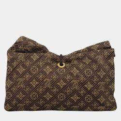 Louis Vuitton Coconut Monogram Metisse African Queen Clutch 