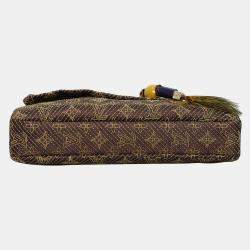 Louis Vuitton Coconut Monogram Metisse African Queen Clutch 