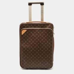 Pre Owned Louis Vuitton Monogram Canvas Pegase 55 Trolley Case
