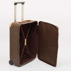 Pre Owned Louis Vuitton Monogram Canvas Pegase 55 Trolley Case