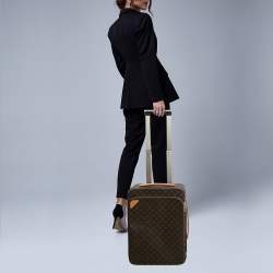 Pre Owned Louis Vuitton Monogram Canvas Pegase 55 Trolley Case