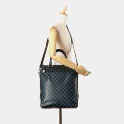 Louis Vuitton Navy Blue Damier Cobalt Canvas Greenwich Top Handle Bag