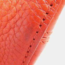 Louis Vuitton Orange, Red Leather Capucines PM Shoulder Bag