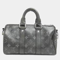 Louis Vuitton Brushed Monogram Keepall Bandouliere 25 Cm Shoulder Bag
