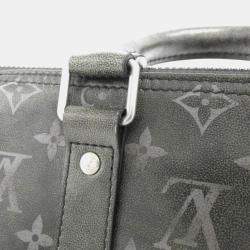 Louis Vuitton Brushed Monogram Keepall Bandouliere 25 Cm Shoulder Bag