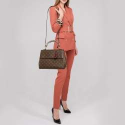 Pre Owned Louis Vuitton Monogram Canvas Braided Cluny MM Bag