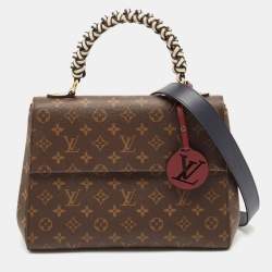 Pre Owned Louis Vuitton Monogram Canvas Braided Cluny MM Bag