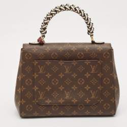 Pre Owned Louis Vuitton Monogram Canvas Braided Cluny MM Bag