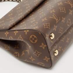 Pre Owned Louis Vuitton Monogram Canvas Braided Cluny MM Bag