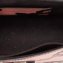 Louis Vuitton Pink Epi Leather Flower Twist Chain MM Bag