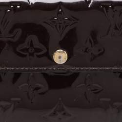Louis Vuitton Amarante Monogram Vernis Sarah Continental Wallet