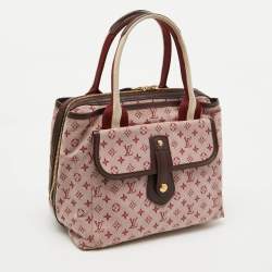 Pre Owned Louis Vuitton Cherry Monogram Mini Lin Sac Mary Kate Bag