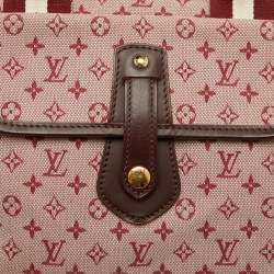 Pre Owned Louis Vuitton Cherry Monogram Mini Lin Sac Mary Kate Bag