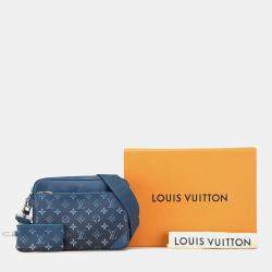 Louis Vuitton Blue Monogram Gradient Trio Messenger Bag