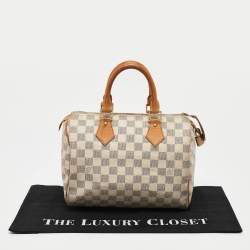 Louis Vuitton Damier Azur Canvas Speedy 25 Bag