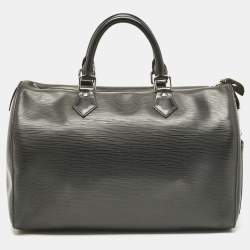 Louis Vuitton Black Epi Leather Speedy 30 Bag