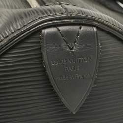 Louis Vuitton Black Epi Leather Speedy 30 Bag