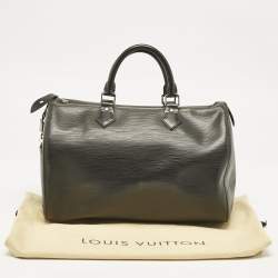 Louis Vuitton Black Epi Leather Speedy 30 Bag