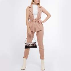 مملوكة مسبقًا حقيبة كلتش لوي فيتون صنست بوليفارد فيرنيه مونوغرامي عنابي