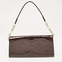 مملوكة مسبقًا حقيبة كلتش لوي فيتون صنست بوليفارد فيرنيه مونوغرامي عنابي