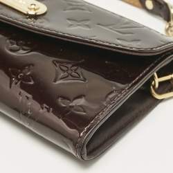 مملوكة مسبقًا حقيبة كلتش لوي فيتون صنست بوليفارد فيرنيه مونوغرامي عنابي