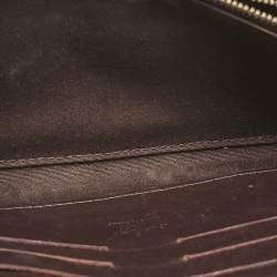 مملوكة مسبقًا حقيبة كلتش لوي فيتون صنست بوليفارد فيرنيه مونوغرامي عنابي