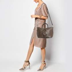 Pre Owned Louis Vuitton Damier Ebene Canvas Siena MM Bag