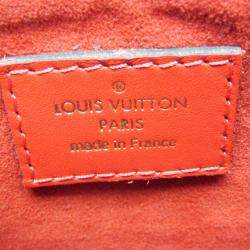Louis Vuitton Brown/Red Monogram Canvas Flower Tote Bag