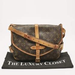 Louis Vuitton Monogram Canvas Sofia Coppola Flore Saumur 30 Bag