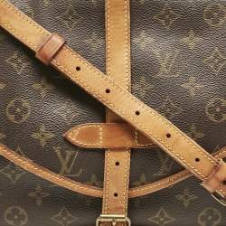Louis Vuitton Monogram Canvas Sofia Coppola Flore Saumur 30 Bag