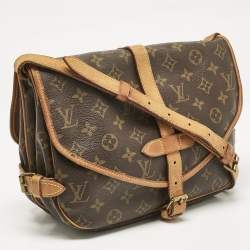Louis Vuitton Monogram Canvas Sofia Coppola Flore Saumur 30 Bag
