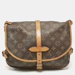 Louis Vuitton Monogram Canvas Sofia Coppola Flore Saumur 30 Bag