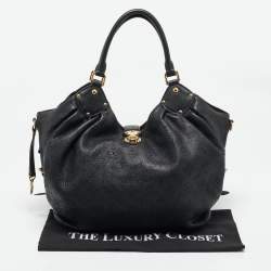 Louis Vuitton Black Monogram Mahina Leather Solar PM Bag