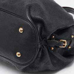 Louis Vuitton Black Monogram Mahina Leather Solar PM Bag