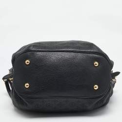 Louis Vuitton Black Monogram Mahina Leather Solar PM Bag