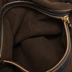 Louis Vuitton Black Monogram Mahina Leather Solar PM Bag
