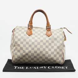 Louis Vuitton Damier Azur Canvas Speedy 30 Bag