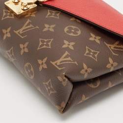 Pre Owned Louis Vuitton Cerise Monogram Canvas Pallas Chain Bag