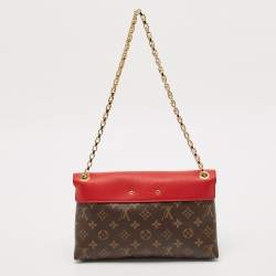 Pre Owned Louis Vuitton Cerise Monogram Canvas Pallas Chain Bag