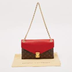 Pre Owned Louis Vuitton Cerise Monogram Canvas Pallas Chain Bag