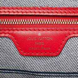 Louis Vuitton Blue Monogram Denim Patchwork Neverfull MM Bag