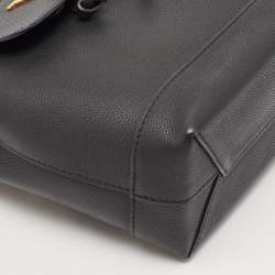 Louis Vuitton Black Leather Mini Lockme Backpack