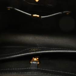 Louis Vuitton Black Leather Studded Sol Capucines PM Bag
