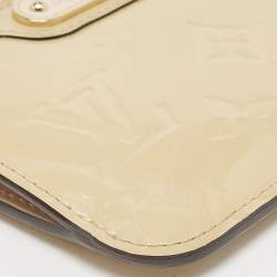 Louis Vuitton Citrine Monogam Vernis Pochette Cles Coin Purse