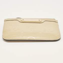 Louis Vuitton Citrine Monogam Vernis Pochette Cles Coin Purse
